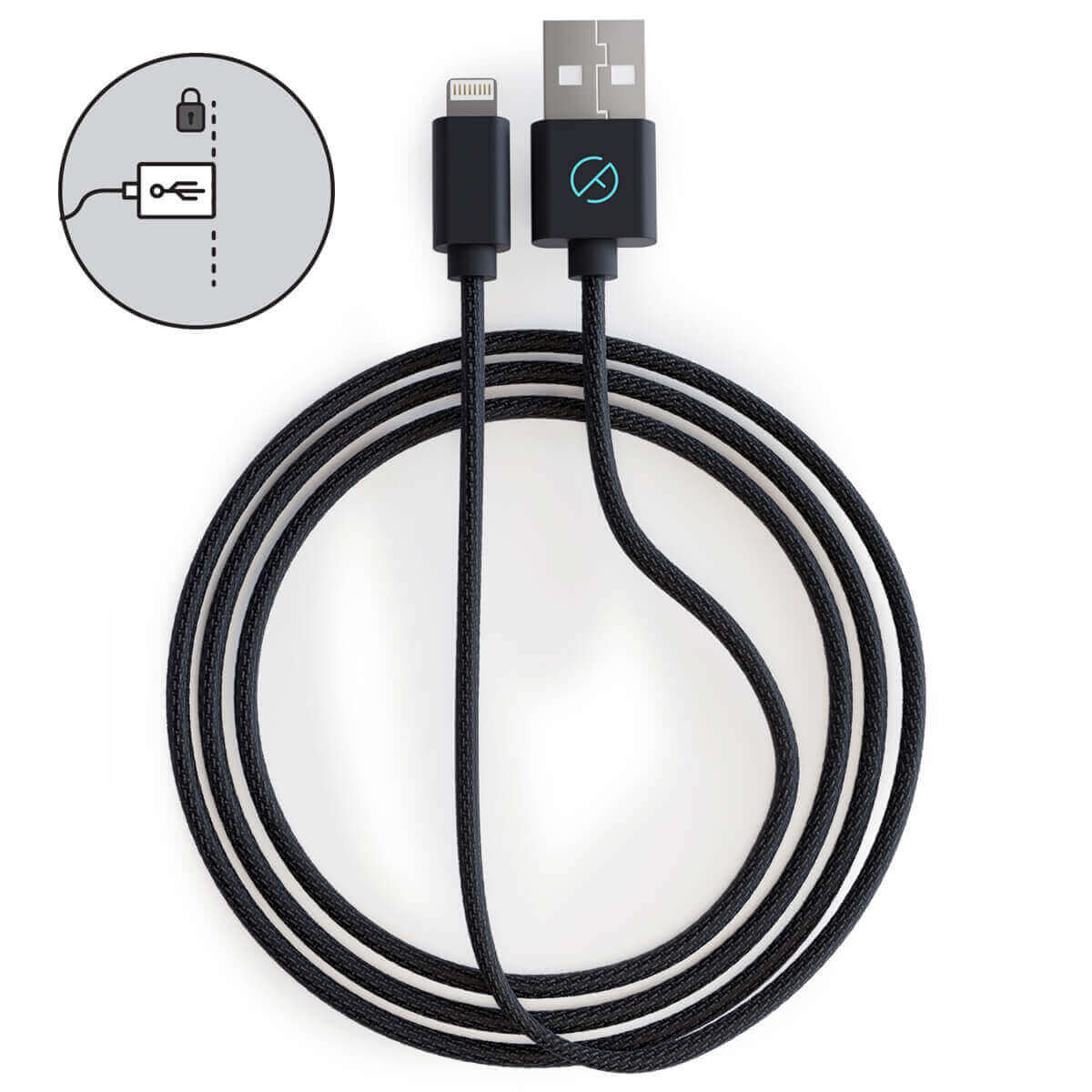 JuiceBack: Data Blocking Charging Cable for iPhones and iPads