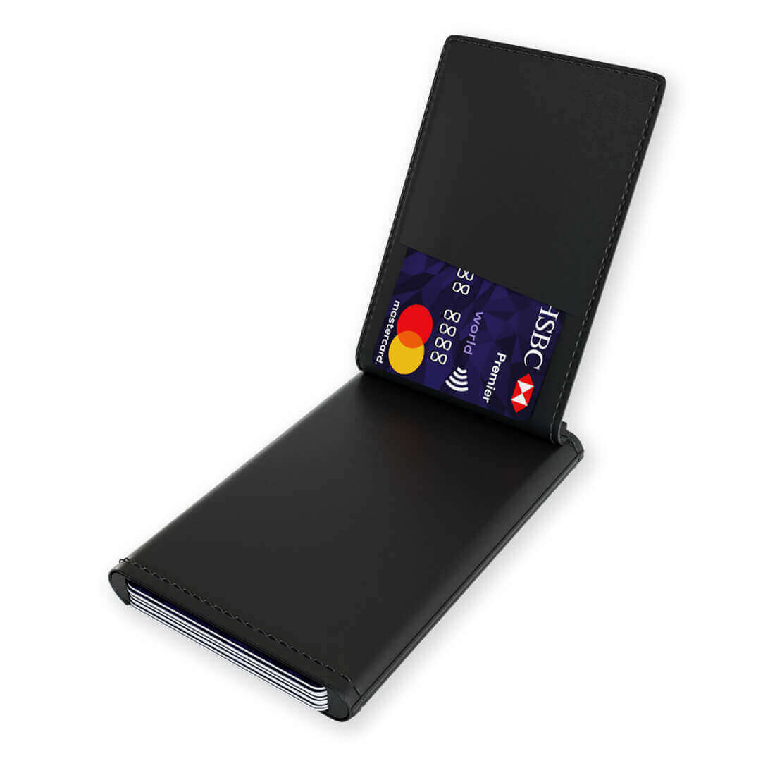 RFID Blocking Card Holder with Coin Pocket & Quick Pay System